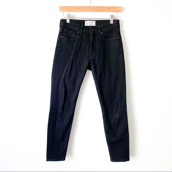 ⭐️ Everlane | Black Relaxed Skinny Ankle Jeans - Picture 1 of 7